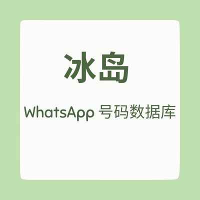 冰岛 WhatsApp 号码数据库