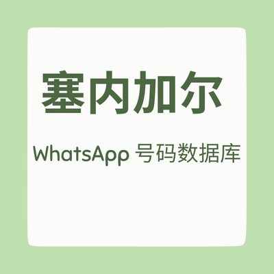 塞内加尔 WhatsApp 号码数据库