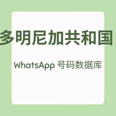 多米尼加共和国 WhatsApp 号码数据库