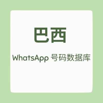 巴西 WhatsApp 号码数据库