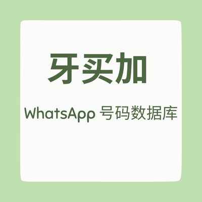 牙买加 WhatsApp 号码数据库